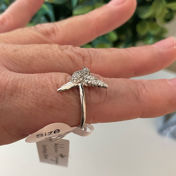 Brand New Bleu Sage Sterling Silver 925 Hummingbird Ring Size 8 - Picture 3 of 5